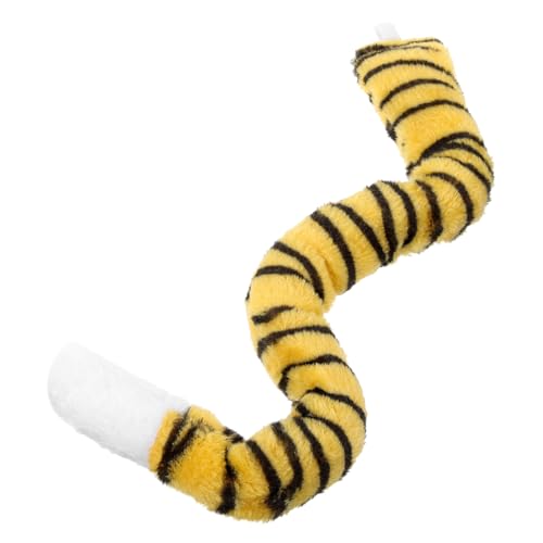 SHERCHPRY Kostüm Tigerkostüm Kostüm Tiger Cosplay Fell Tierkostümschwanz Tigerschwanz als Dekoration Tierschwanz für Party Tigerschwanz für Party süßer Tierschwanz Stoff von SHERCHPRY