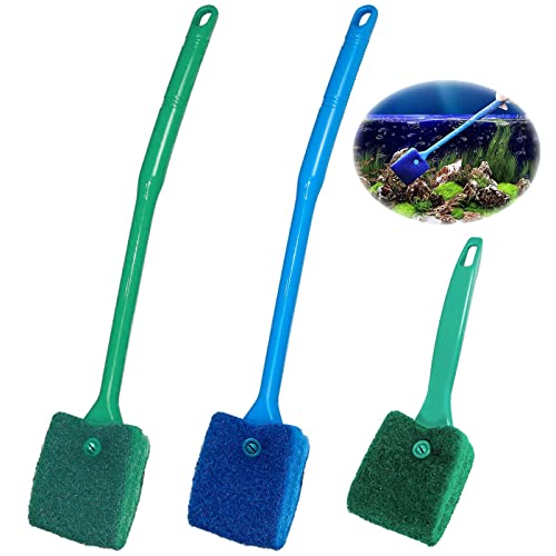 SHFSDHF Aquarium Schwamm Reinigungsbürste doppelseitige Schwammbürste Aquarium Reinigungsschwamm ReinigungsBürste algenschaber Aquarium Reinigungsbürste Aquarium Reinigungswerkzeuge 3 Stück SHFSDHF Aquarium Schwamm Reinigungsbürste doppelseitige Schwammbürste Aquarium Reinigungsschwamm ReinigungsBürste algenschaber Aquarium Reinigungsbürste Aquarium Reinigungswerkzeuge 3 Stück von SHFSDHF