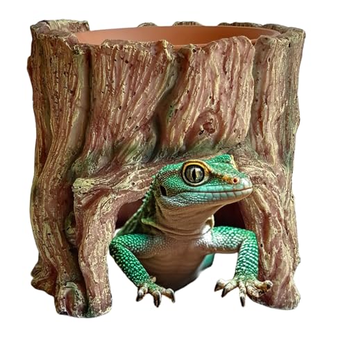 Reptilienversteckhöhle für Leopardengecko: Reptilienversteck mit Feuchtigkeitsschale – Feuchtigkeitsversteck Zubehör, unverzichtbares Tank-Terrarium-Dekor für Leopard, Gecko, Eidechse, Schlange, Reptilienversteckhöhle für Leopardengecko: Reptilienversteck mit Feuchtigkeitsschale – Feuchtigkeitsversteck Zubehör, unverzichtbares Tank-Terrarium-Dekor für Leopard, Gecko, Eidechse, Schlange, von SHGYIBRISK
