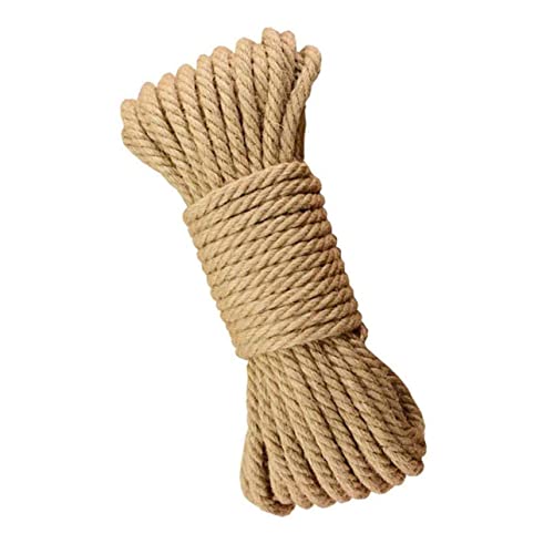 SHINEOFI 1 Stück Schnur Dekoration Bastelseil Kätzchen Kratzseil Juteseil Für Katzen Haustier + Teppich DIY Hanfseil Kratzbaumseil Katzenkratzseil Wickelseil Schweres von SHINEOFI