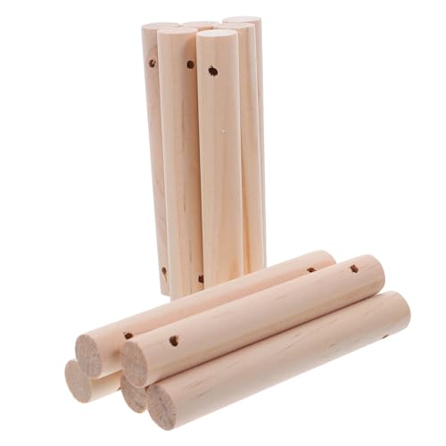 SHINEOFI 26 Stück Rohstoffe Für Vogelkäfigstäbe Leiterstufen Ersatzstäbe Holzstäbchen Zum Basteln Runde Bastelstäbe Bastelstäbe Mit Vorgebohrten Löchern Strickleiterstufenstäbe SHINEOFI 26 Stück Rohstoffe Für Vogelkäfigstäbe Leiterstufen Ersatzstäbe Holzstäbchen Zum Basteln Runde Bastelstäbe Bastelstäbe Mit Vorgebohrten Löchern Strickleiterstufenstäbe von SHINEOFI