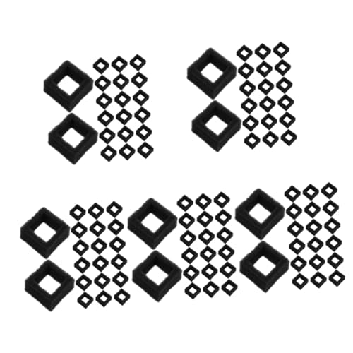 SHINEOFI 5 Sätze Filterelement Wasser Baumwolle Haustier Brunnen Aquarium Wasserspender Filter Ersatz Schwarz Schwamm 20 Stück * 5 SHINEOFI 5 Sätze Filterelement Wasser Baumwolle Haustier Brunnen Aquarium Wasserspender Filter Ersatz Schwarz Schwamm 20 Stück * 5 von SHINEOFI