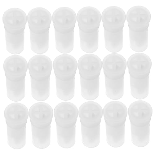 SHINEOFI 50 Stück BB-Pfeife Spielzeug-Squeaker Plüschspielzeug Zubehör Spielzeugreparatur Geräuschspielzeug Puppe quietschen reparieren kompakter Einsatz Quietscher Plastik Weiß von SHINEOFI