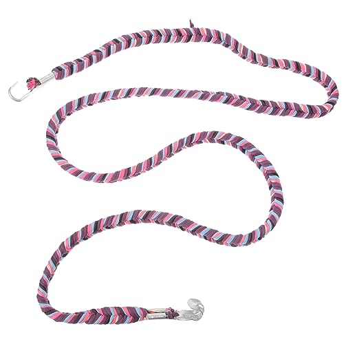 SHINEOFI Lange Bungee-seile Schnuranker Verriegelung Haken Verstellbare Bungee-seile Bungee Cord Karabiner-Bungee-Schnur Kabel Kleine Bungee-seile Elastische Schnur Stoff Zufällige Farbe von SHINEOFI