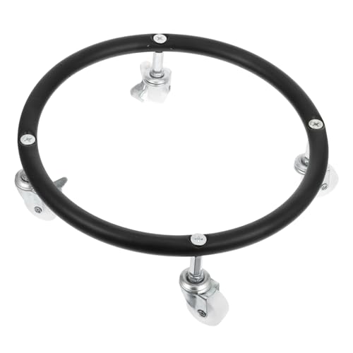 SHINEOFI Propangasflaschen mit Rädern Bewegliche Zylinder Halterung Robuster Gaszylinder mit Bremsbaren für Gasflaschenlagerung und Transport von SHINEOFI