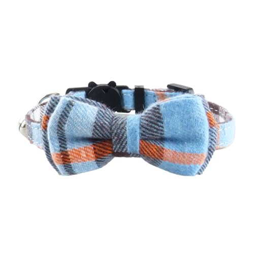British Plaid Pet Collar Jingle Bell Pet Collar Plaid Check Cat Collar with Bell Retro British Style Neck Collar for Small Dogs Cats B British Plaid Pet Collar Jingle Bell Pet Collar Plaid Check Cat Collar with Bell Retro British Style Neck Collar for Small Dogs Cats B von SHINROAD