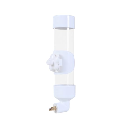 Chinchilla Wasserflasche Auslaufsicherer Spender Automatischer Käfig mit Pin Safe Feeder für Kleine Mittlere Große Papageien Chinchillas Anti-Kipp Auslaufsicher Weiß Chinchilla Wasserflasche Auslaufsicherer Spender Automatischer Käfig mit Pin Safe Feeder für Kleine Mittlere Große Papageien Chinchillas Anti-Kipp Auslaufsicher Weiß von SHINROAD