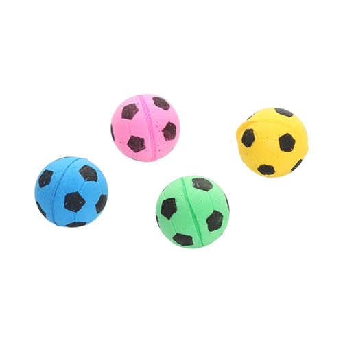 Leicht zu reinigendes Katzenspielzeug, bissfest, interaktives Kätzchen-Kauspielzeug, Fußball-Form, Hüpfbälle, fördert Bewegung, reduziert Angst, Spielzeug für zufällige Farbe Leicht zu reinigendes Katzenspielzeug, bissfest, interaktives Kätzchen-Kauspielzeug, Fußball-Form, Hüpfbälle, fördert Bewegung, reduziert Angst, Spielzeug für zufällige Farbe von SHINROAD