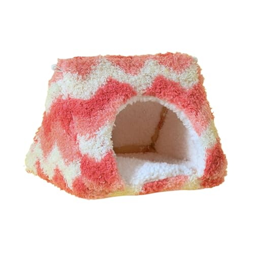 SHINROAD All-Inclusive Hamsterschlafbett mit starker Unterstützung, weiche, samtige Bettwäsche für Hamster, Temperaturverriegelung, warmes Versteck für Kleintiere, Wassermelonenrot, XL SHINROAD All-Inclusive Hamsterschlafbett mit starker Unterstützung, weiche, samtige Bettwäsche für Hamster, Temperaturverriegelung, warmes Versteck für Kleintiere, Wassermelonenrot, XL von SHINROAD