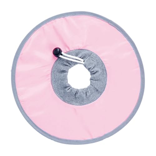 SHINROAD Antihaft-Halsband für Katzen, Kegelhalsband, wasserdicht, weich, verstellbar, Genesung, E-Halsband für kleine große Katzen, Design Wundpflege, bequem, leicht, ideales Essen, Rosa, XL von SHINROAD