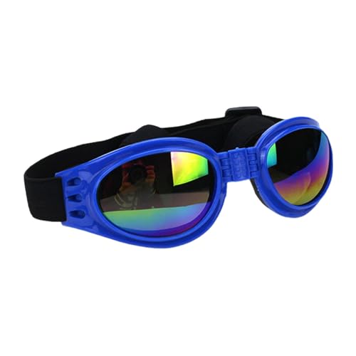 SHINROAD Bequeme Haustierbrille, polarisiert, Augenschutz, Hundesonnenbrille, kleine Rassen, UV-Schutz, winddicht, verstellbar, faltbar, mit Gummiband, Blau SHINROAD Bequeme Haustierbrille, polarisiert, Augenschutz, Hundesonnenbrille, kleine Rassen, UV-Schutz, winddicht, verstellbar, faltbar, mit Gummiband, Blau von SHINROAD
