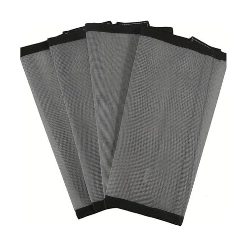 SHINROAD Fliegenschutz für Pferde, 4 Stück, atmungsaktive Netz-Leggings, Insekt, reduziert Stampfen, Hufschäden, Beinermüdung, Reitausrüstung, langlebig, Grau von SHINROAD