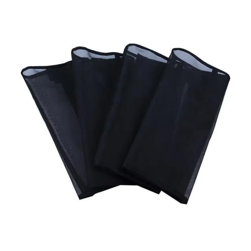 SHINROAD Fliegenschutz für Pferde, 4 Stück, atmungsaktive Netz-Leggings, Insekt, reduziert Stampfen, Hufschäden, Beinermüdung, Reitausrüstung, langlebig, Schwarz von SHINROAD