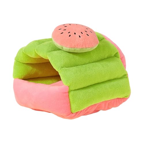 SHINROAD Gemütliche Haustierhöhle, Meerschweinchennest, Plüsch, Hamster, Kleintierversteck für Kaninchen, Schweine, Frettchen, Igel, Winter, Ruhe, Versteck, Wassermelone, M SHINROAD Gemütliche Haustierhöhle, Meerschweinchennest, Plüsch, Hamster, Kleintierversteck für Kaninchen, Schweine, Frettchen, Igel, Winter, Ruhe, Versteck, Wassermelone, M von SHINROAD