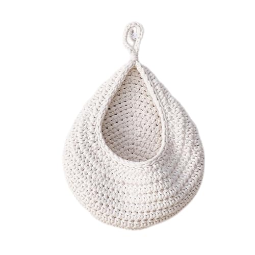 SHINROAD Handgefertigter Obstkorb Mesh Organizer Häkelhänge dekoratives Gemüse Aufbewahrungsbeutel raumsparender Displaybehälter für Heimküchendekor modern Beige S SHINROAD Handgefertigter Obstkorb Mesh Organizer Häkelhänge dekoratives Gemüse Aufbewahrungsbeutel raumsparender Displaybehälter für Heimküchendekor modern Beige S von SHINROAD