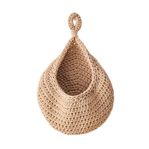 SHINROAD Handgefertigter Obstkorb Mesh Organizer Häkelhänge dekoratives Gemüse Aufbewahrungsbeutel raumsparender Displaybehälter für Heimküchendekor modern Braun L SHINROAD Handgefertigter Obstkorb Mesh Organizer Häkelhänge dekoratives Gemüse Aufbewahrungsbeutel raumsparender Displaybehälter für Heimküchendekor modern Braun L von SHINROAD