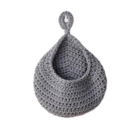 SHINROAD Handgefertigter Obstkorb Mesh Organizer Häkelhänge dekoratives Gemüse Aufbewahrungsbeutel raumsparender Displaybehälter für Heimküchendekor modern Grau L SHINROAD Handgefertigter Obstkorb Mesh Organizer Häkelhänge dekoratives Gemüse Aufbewahrungsbeutel raumsparender Displaybehälter für Heimküchendekor modern Grau L von SHINROAD