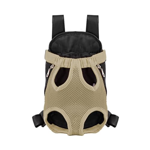 SHINROAD Haustier-Tragerucksack, verstellbar, vorne zum Wandern, Reiten, leicht, tragbar, Reisetasche, Katzen, kleine Hunde, atmungsaktiv, leicht zu reinigen, Beige, Größe M SHINROAD Haustier-Tragerucksack, verstellbar, vorne zum Wandern, Reiten, leicht, tragbar, Reisetasche, Katzen, kleine Hunde, atmungsaktiv, leicht zu reinigen, Beige, Größe M von SHINROAD