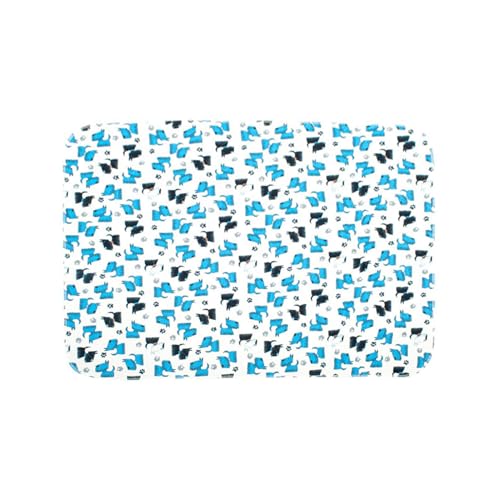 SHINROAD Haustiermatte für Hunde, waschbar, wiederverwendbar, Hundetraining, Töpfchen, saugfähig, auslaufsicher, für Zuhause, Reisen, rutschfest, Bodenschutz, Kistenpolster, dekorativ, Hellblau, L von SHINROAD