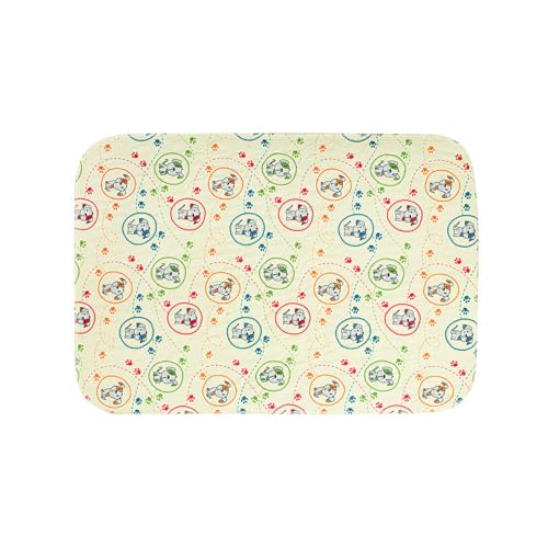 SHINROAD Haustiermatte für Hunde, waschbar, wiederverwendbar, Hundetraining, Töpfchen, saugfähig, auslaufsicher, für Zuhause, Reisen, rutschfest, Bodenschutz, Kistenunterlage, dekorativ, mehrfarbig von SHINROAD