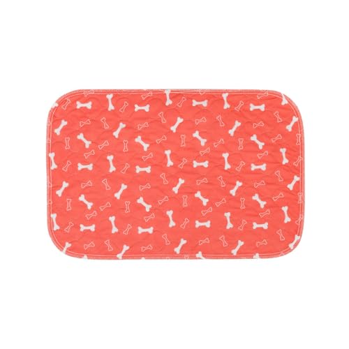 SHINROAD Haustiermatte für Hunde, waschbar, wiederverwendbar, Hundetraining, Töpfchen, saugfähig, auslaufsicher, für Zuhause, Reisen, rutschfest, Bodenschutz, Kistenunterlage, dekorativ, Rot, Größe S von SHINROAD