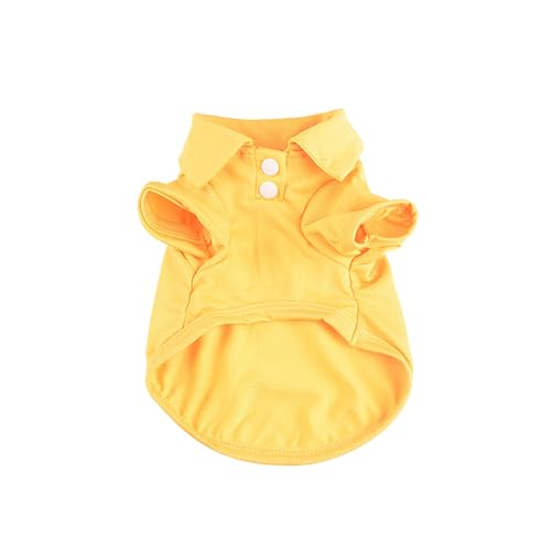 SHINROAD Hunde T-Shirt Atmungsaktiv Pretty Dog Zweibeiner Kleidung Gelb XS SHINROAD Hunde T-Shirt Atmungsaktiv Pretty Dog Zweibeiner Kleidung Gelb XS von SHINROAD