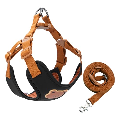 SHINROAD Hundegeschirr mit gepolstertem Griff, verstellbar, mit Liftunterstützung, Leine, Set, anatomisches Design, atmungsaktiv, bequem für kleine bis große Hunde, schnell schwarz, Größe S SHINROAD Hundegeschirr mit gepolstertem Griff, verstellbar, mit Liftunterstützung, Leine, Set, anatomisches Design, atmungsaktiv, bequem für kleine bis große Hunde, schnell schwarz, Größe S von SHINROAD