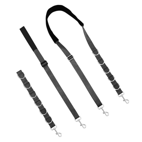 SHINROAD Hundeleine, Bauchgurt, 3 Stück, Fellpflege, Bauchgurte mit Klemm-Verlängerungsschlaufe, verstellbare Haustierseile für kleine bis mittelgroße Hunde, bequeme Nylon-Werkzeuge, schwarz, 3 Stück SHINROAD Hundeleine, Bauchgurt, 3 Stück, Fellpflege, Bauchgurte mit Klemm-Verlängerungsschlaufe, verstellbare Haustierseile für kleine bis mittelgroße Hunde, bequeme Nylon-Werkzeuge, schwarz, 3 Stück von SHINROAD