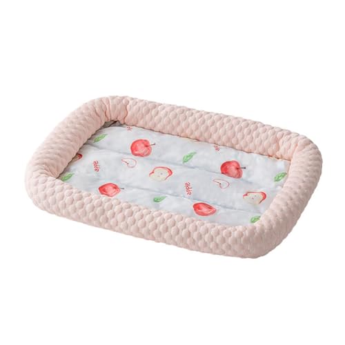 SHINROAD Kühlkissen für Haustiere, mit Cartoon-Früchten, maschinenwaschbar, rutschfest, Eisseide für Hunde, Katzen, Sommerkissen, bequem, Rosa, S SHINROAD Kühlkissen für Haustiere, mit Cartoon-Früchten, maschinenwaschbar, rutschfest, Eisseide für Hunde, Katzen, Sommerkissen, bequem, Rosa, S von SHINROAD