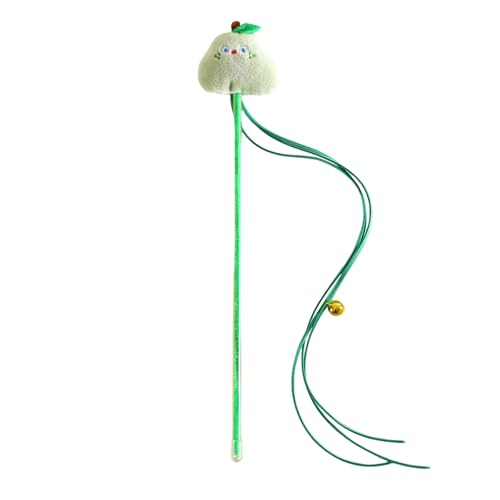 SHINROAD Langlebiger Katzen-Teaser-Zauberstab, Spielzeug für Katzen, Tease Stick, interaktiv, bissfest, Plüsch, Cartoon-Früchte, zieht Aufmerksamkeit auf sich, Kätzchen, Grün SHINROAD Langlebiger Katzen-Teaser-Zauberstab, Spielzeug für Katzen, Tease Stick, interaktiv, bissfest, Plüsch, Cartoon-Früchte, zieht Aufmerksamkeit auf sich, Kätzchen, Grün von SHINROAD