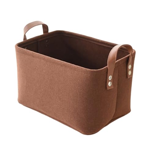 SHINROAD Langlebiger Wäschebehälter Collabsible Hamper Filzkorb Großkapazität Faltbarer Organizer mit robusten Griffen für Kleidung Quilts Haus Dunkelbraun M SHINROAD Langlebiger Wäschebehälter Collabsible Hamper Filzkorb Großkapazität Faltbarer Organizer mit robusten Griffen für Kleidung Quilts Haus Dunkelbraun M von SHINROAD