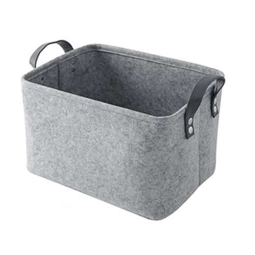 SHINROAD Langlebiger Wäschebehälter Collabsible Hamper Filzkorb Großkapazität Faltbarer Organizer mit robusten Griffen für Kleidung Quilts Haus Hellgrau M SHINROAD Langlebiger Wäschebehälter Collabsible Hamper Filzkorb Großkapazität Faltbarer Organizer mit robusten Griffen für Kleidung Quilts Haus Hellgrau M von SHINROAD