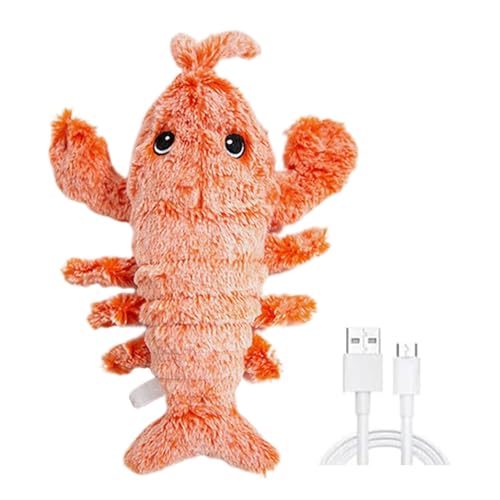 SHINROAD Pet Playmate Stressabbau, hautfreundliches, interaktives Katzenspielzeug, Schlapphummer, Hund, USB, wiederaufladbar, Vibrationsmodi, elektrisch, realistisch, wackeln, Katzenminze-Haut SHINROAD Pet Playmate Stressabbau, hautfreundliches, interaktives Katzenspielzeug, Schlapphummer, Hund, USB, wiederaufladbar, Vibrationsmodi, elektrisch, realistisch, wackeln, Katzenminze-Haut von SHINROAD