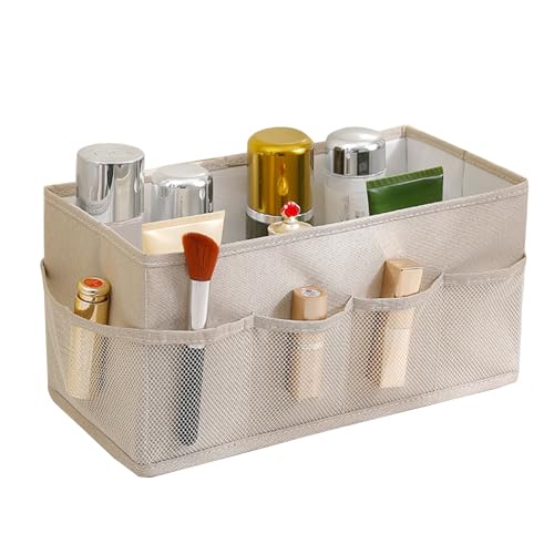 SHINROAD Stifthalter faltbar Schlafzimmer Aufbewahrungsbox Klappbarer Aufbewahrungsbox mit Netztaschen großer Kapazität Organizer für Unterwäsche Kosmetik Briefpapier Beige SHINROAD Stifthalter faltbar Schlafzimmer Aufbewahrungsbox Klappbarer Aufbewahrungsbox mit Netztaschen großer Kapazität Organizer für Unterwäsche Kosmetik Briefpapier Beige von SHINROAD