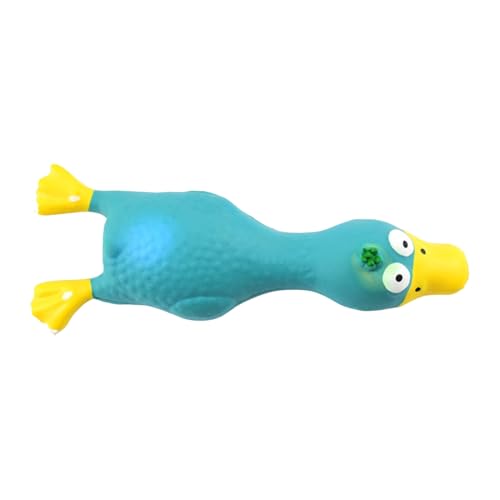 SHINROAD Zahnreinigung Haustier Spielzeug Bissfest Hund Latex Huhn mit Sound Langeweile Linderung Molar Lustig Quietschend Blau SHINROAD Zahnreinigung Haustier Spielzeug Bissfest Hund Latex Huhn mit Sound Langeweile Linderung Molar Lustig Quietschend Blau von SHINROAD