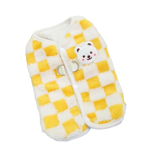 Warme bequeme Hundekleidung, sorgenfreie Haustierbesitzer-Erfahrung, Wintermantel, Fleece, Welpenweste, Kaltwetterjacke, Kostüm, Schnee-Outfit für kleine Hunde, Gelb, Größe XL Warme bequeme Hundekleidung, sorgenfreie Haustierbesitzer-Erfahrung, Wintermantel, Fleece, Welpenweste, Kaltwetterjacke, Kostüm, Schnee-Outfit für kleine Hunde, Gelb, Größe XL von SHINROAD