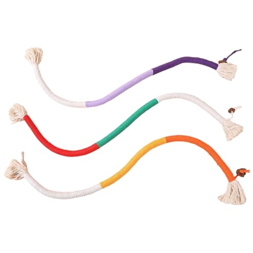 Cat -Chew -Seil für Zähne, 3pcs Katze -Kau -Seil für Zähne, 28 Zoll Spielzeug mit Silvervine -Kugel, interaktives Innenkätzchenspielzeug für Zahnpflege Cat -Chew -Seil für Zähne, 3pcs Katze -Kau -Seil für Zähne, 28 Zoll Spielzeug mit Silvervine -Kugel, interaktives Innenkätzchenspielzeug für Zahnpflege von SHITOOMFE