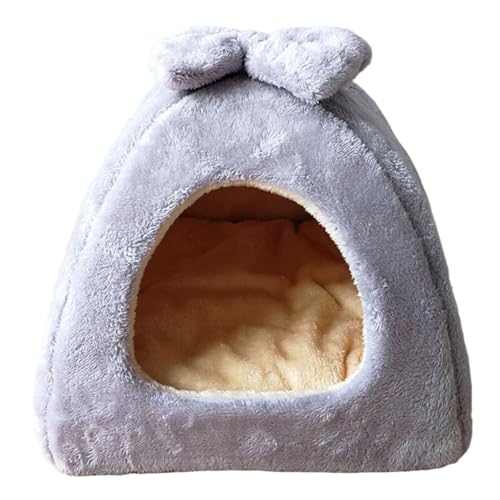 Katze Höhle weich warm 14x14 Katzenhaus mit abnehmbarem Bugfaltfaltblatt waschbares Kätzchenbett für Katzen und kleine Hunde Katze Höhle weich warm 14x14 Katzenhaus mit abnehmbarem Bugfaltfaltblatt waschbares Kätzchenbett für Katzen und kleine Hunde von SHITOOMFE