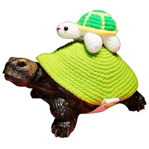 Pullover für Schildkröte warm gestrickte Schildkrötenkostüm Süßes kleines Tierpullover Kleid für Haustier Schildkröte Cosplay Kostüm Fotos Shooting Pullover für Schildkröte warm gestrickte Schildkrötenkostüm Süßes kleines Tierpullover Kleid für Haustier Schildkröte Cosplay Kostüm Fotos Shooting von SHITOOMFE