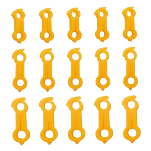 SHITOOMFE Hühnchen -Tags, 15pcs Hühnerbeinbänder, 3 Größe wiederverwendbarer Plastikküken -Beinbänder Papageikorrektur für Farmhehen Türkei Ente von SHITOOMFE