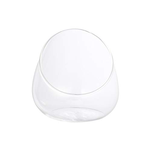 1 Stück schräg geschnittene Glasvase, schräg geschnittene Blasenschale, klares Glas, runde Schüssel, Terrarium for Hochzeit, Party, Veranstaltung, Zuhause, Büro, Dekoration, Teller 1 Stück schräg geschnittene Glasvase, schräg geschnittene Blasenschale, klares Glas, runde Schüssel, Terrarium for Hochzeit, Party, Veranstaltung, Zuhause, Büro, Dekoration, Teller von SHOUKAII