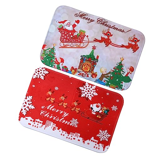SHOWERORO rutschfeste Badezimmermatte Weihnachts-fußmatte Wasseraufnehmende Bodenmatte Für Eingangsbereich Kreative Deko-Matte Für Schlafzimmer Und Flur SHOWERORO rutschfeste Badezimmermatte Weihnachts-fußmatte Wasseraufnehmende Bodenmatte Für Eingangsbereich Kreative Deko-Matte Für Schlafzimmer Und Flur von SHOWERORO