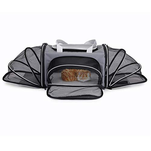 Hundetragerucksack für den Außenbereich, Haustier-Tragetasche, großer Raum, Handtasche, ultra-atmungsaktiv, faltbarer Haustier-Rucksack für Reisen, Haustier-Tragetasche, Haustier-Tragetasche (Farbe von SHQ