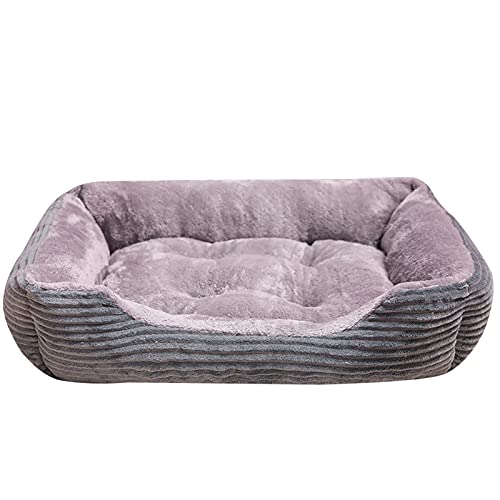 Katzenhaus Hunde Katzenhaus Haustierbett für modisches Hundebett Zwinger kleine Katze Haustier Welpe rundes Bett Haus weiche warme Polsterung Katzensofa Zubehör VIP Hundebett (Größe : S) von SHQ