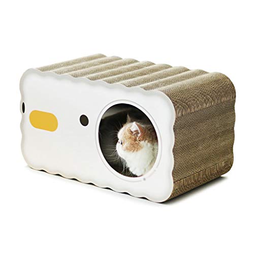 Katzenkratzer, niedlicher Katzenkratzer, Katzennest, Haustierspielzeug, Haustierprodukte, Brett, Haustier, Katze, Wellpapier, Katzenkratzbedarf, Pfosten für Katzenkratzen (Größe: 543030 cm) von SHQ