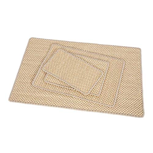Kratzmatte für Katzen, robustes natürliches Sisal, rutschfeste Katzenkratzmatte, Schlafteppich, überlegenes Katzenkrallenpflege-Spielzeug, Katzenkratzen (Farbe: B) von SHQ