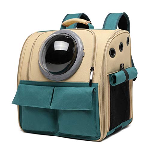 SHQ Hundetragetasche, faltbar, Transport, Reise, Tragetasche, Schultertasche, Handtasche, Katze, Hund, Rucksack, Haustier-Tragetasche, Haustier-Tragetasche (Farbe: Khaki) von SHQ