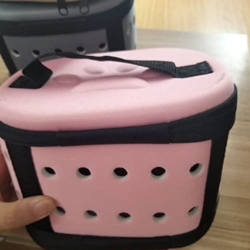 SHQ Hundetragetasche Tiertransporttasche, tragbare Haustier-Tragetasche, Tragen für Katzen, Haustier-Reisetasche, Schulter-Hundetaschen für Welpen, Haustier-Tragetasche (Farbe: Gold) von SHQ