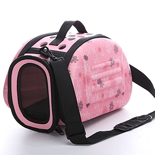 SHQ Hundetragetasche Tiertransporttasche, tragbare Haustier-Tragetasche, Tragetasche für Katzen, Haustier-Reisetasche, Schultertaschen für Welpen, Haustier-Tragetasche (Farbe: Weiß) von SHQ