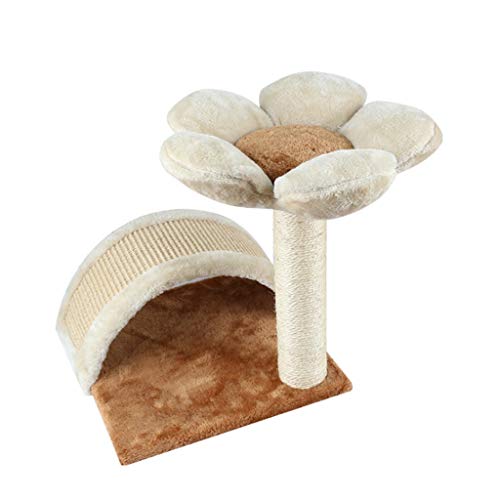 SHQ Kratzbaum Katzenbaum Katzenklettergerüst Haustiere Spielbaum Kratzbaum Katzenkratzbaum Möbel Haus Spielzeug Katze Springplattform Katzenturm (Farbe: A) von SHQ